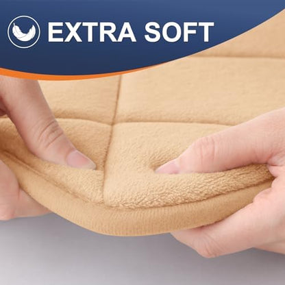 OLANLY Memory Foam Bath Mat 59x34, Ultra Soft and Absorbent Bathroom Rugs
