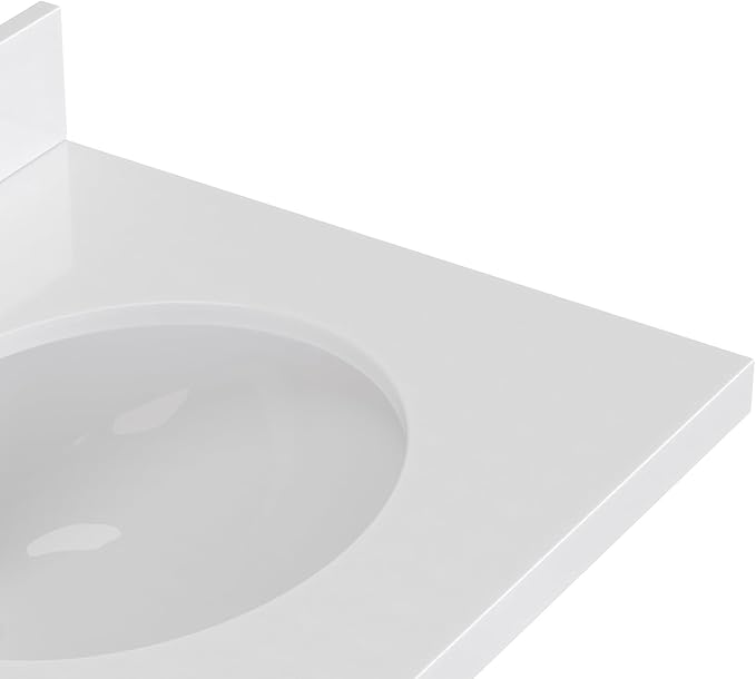 ARIEL Loren 72-inch Bathroom Vanity with Sink,Solid Wood, 1.5-inch Pure White Quartz Countertop, Double Oval Porcelain Sink, 4 Soft Closing Doors, 3 Dovetail Drawers, Grey
