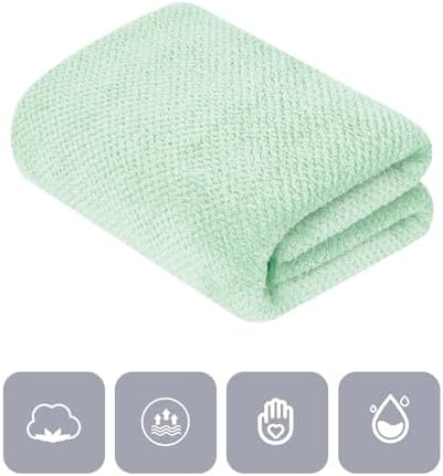 Extra Large Bath Towel Sheet Set 35x70 Inches Oversized Bath Towels Set,Jumbo Large Microfiber Quick Dry,Lightweight,Super Soft,Highly Absorbent Towel Set for Bathroom,Hotel,Pack of 2(2PCS Green)