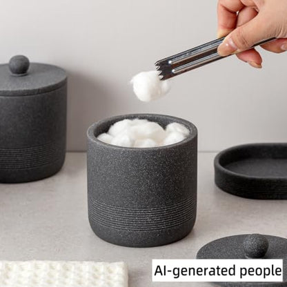 Bathroom Accessories Set, 6 PCS Bathroom Accessorry Set, Grey