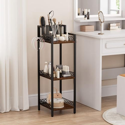 Bathroom Storage and Organizer Shelf Hair Dryer Holder, 9.85in