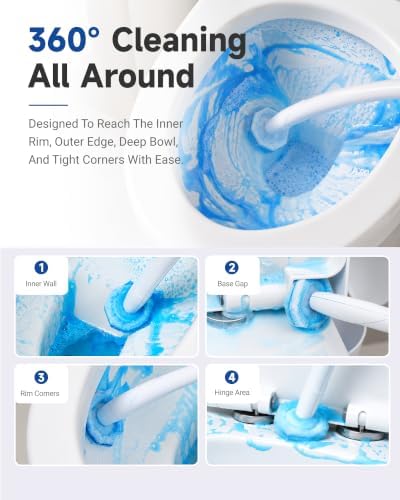 100 Count Toilet Wand Refills Compatible with Clorox Toilet Wand