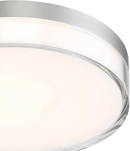 Minka Lavery 749-2-84-L Vantage LED Flush Mount, 1-Light, 16 Total Watts, 7-in H x 1.5-in W, Brushed Nickel