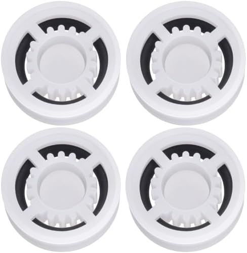 Isslly4Pcs Shower Flow Restrictor, White Water Flow Reducer Control Value