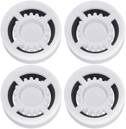 Isslly4Pcs Shower Flow Restrictor, White Water Flow Reducer Control Value