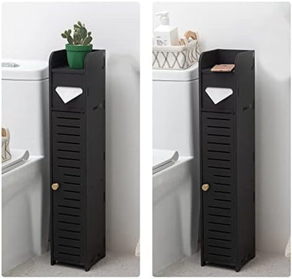 AOJEZOR Small Bathroom Storage Cabinet: Protect Rental Deposit for Renters