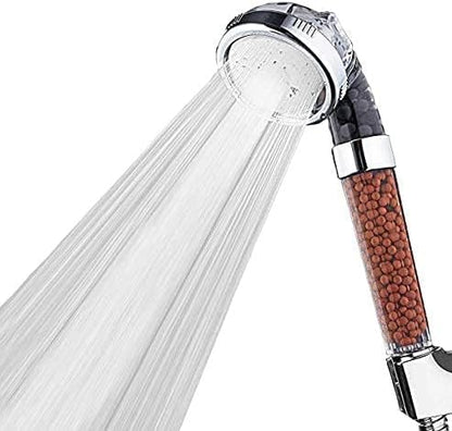 Shower Head,High Pressure Water Saving Detachable 3 Mode Function Filtered Handheld Showerhead for Dry Hair & Skin SPA