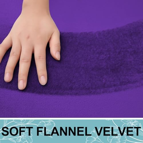 Smiry Memory Foam Toilet Rugs 24x20, Extra Soft Absorbent Bathroom Rugs