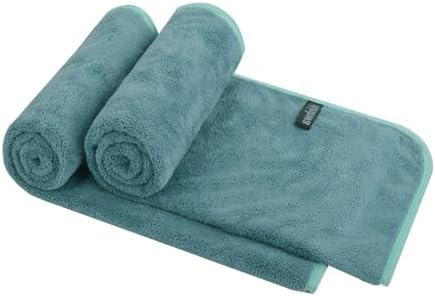 KinHwa Hand Towels for Bathroom, Microfiber Face Towels, 16x30 Inch, 2Pack