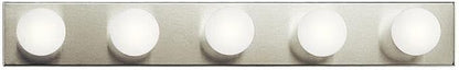 Kichler 625NI Five Light Linear Bath