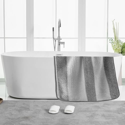 2-Pack Microfiber Bath Towels (27x54 Inches) - Ultra Soft & Quick Dry, 3X Absorbency, Lightweight for Gym, Yoga, Travel & Spa - Perfect for Home, Fitness & Post-Workout