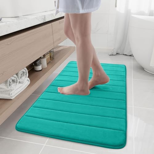 Buganda Memory Foam Bath Mat 44 x 24, Ultra Soft Absorbent Bathroom Rugs