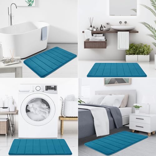 Buganda Memory Foam Bath Mat 44 x 24, Ultra Soft Absorbent Bathroom Rugs