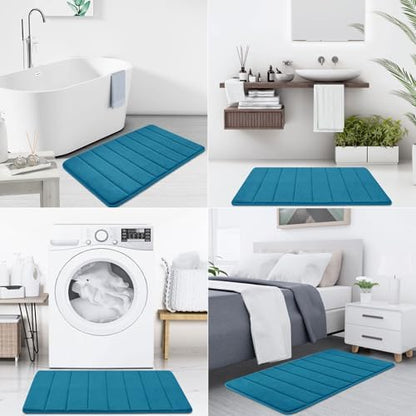 Buganda Memory Foam Bath Mat 44 x 24, Ultra Soft Absorbent Bathroom Rugs