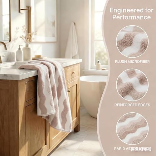Microfiber Bath Towel 35x70in - Ultra Soft Quick Dry, Lightweight for Gym, Spa, Travel | Hotel Grade & Multi-Use| Single Pack