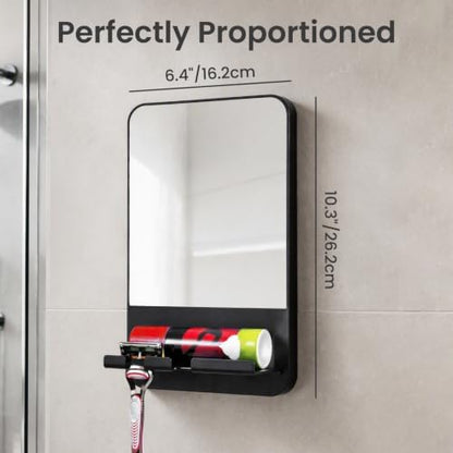 TAILI Shower Mirror Fogless for Shaving,Fogless Mirror Suction Wall Mounted