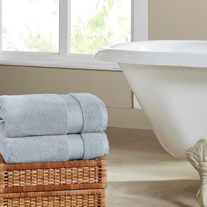Modern Threads Luxury 6-Piece Quick-Dry Towel Set – Plush & Ultra-Absorbent for Spa-Like Experience, Smoke
