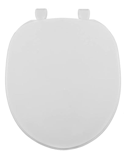 Centoco Toilet Seat Round, Closed Front with Cover, Residential, Plastic, Made in the USA, 200-001, White