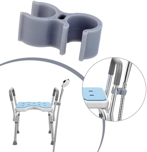 2pcs Shower Head Holder for Shower Chair, Bath Seat Attachment