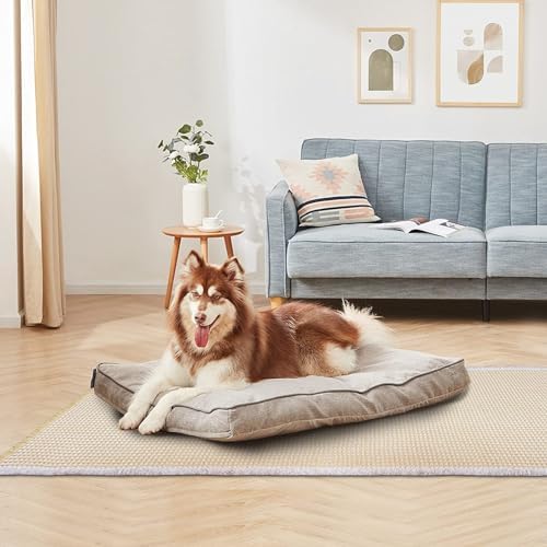 ZALL Beige Waffle Bath Mat,Super Absorbent Non Slip Long Bathroom Runner Rug,Cream 24X72inch,Machine Washable Ultra Soft Floor Mats