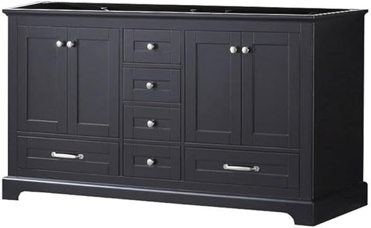 Dukes 60 in. W x 22 in. D Espresso Double Bath Vanity