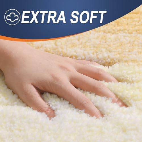 OLANLY Large Bathroom Rugs 50x30, Extra Soft Absorbent Microfiber Bath Rugs