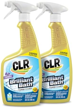 CLR Brilliant Foaming Action Bathroom Cleaner Spray 26 oz. Bottle 2 Pack