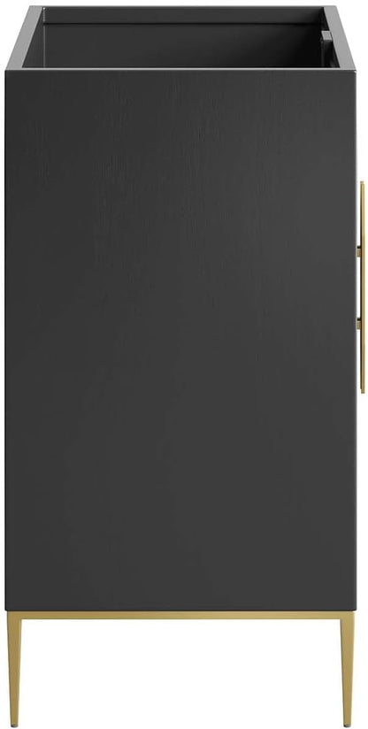 Modway Awaken Bathroom Vanity Cabinet, 30", Black