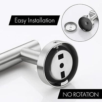 KES 33.7 Inches Towel Bar for Bathroom Shower Hand Towel Holder Hanger SUS304 Stainless Steel RUSTPROOF Wall Mount Brushed Steel, Total Length 36 Inch, A2000S90-2