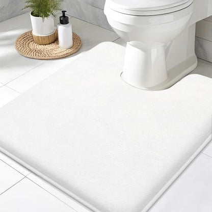 Smiry Memory Foam Toilet Rugs 20x20, Extra Soft Absorbent Bathroom Rugs