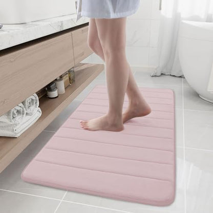 Buganda Memory Foam Bath Mat 44 x 24, Ultra Soft Absorbent Bathroom Rugs