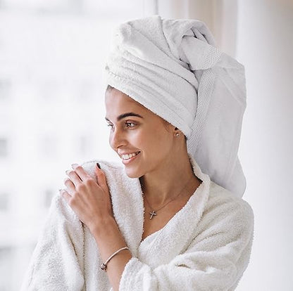 Towel and Linen Mart 100% Cotton White 12 Pack Medium Bath Towel Set, Quick Dry, Super Absorbent, Light Weight, Soft Feel, Premium Towels for Hotel, Spa and Bathroom (24 X 48 12 Pack White)