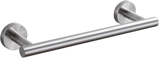 SEIDO 18 Inch Brushed Nickel Towel Bar for Bathroom Wall, One-Piece No-Assembly Kitchen Towel Holder Rod, SUS 304 Stainless Steel Towel Rack Wall Mounted, 16" Hanging Length, Complete Mounting Kit