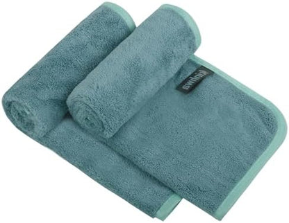 KinHwa Hand Towels for Bathroom, Microfiber Face Towels, 11x20 Inch, 2 Pack