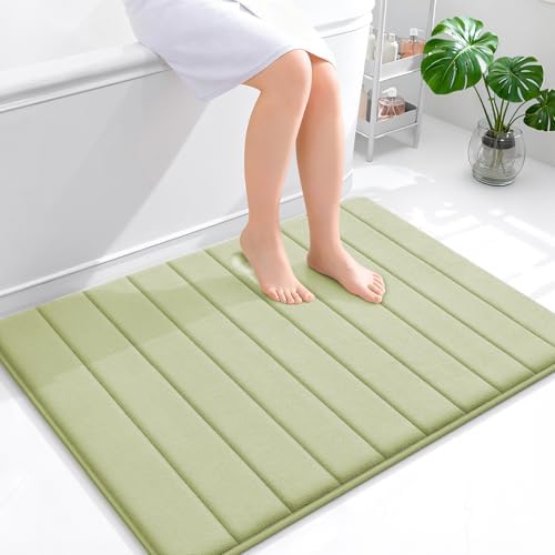 OLANLY Memory Foam Large Bath Mat 40x32, Super Soft Absorbent Bathroom Rugs