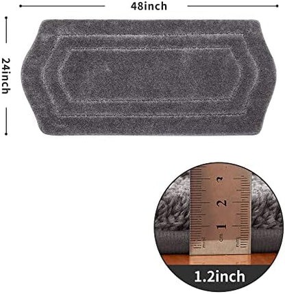 COSY HOMEER Non-Slip Bath Mat Extra Thick Absorbent Plush Washable
