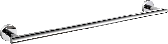 SEIDO Towel Holder Chrome with 15.6" Usable Length, 304 Stainless Steel Bathroom Towel Bar, 18 Inch Towel Racks for Bathroom & Kitchen, Polished Chrome