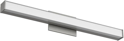 Edge Advantage 30in LED Bathroom Vanity and Wall Light 28W 2,350 Lumens 5-CCT Selectable 2700-3000-3500-4000-5000K in Brushed Nickel with Adjustable Backplate