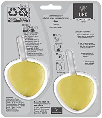 Lysol Automatic In-The-Bowl Toilet Cleaner, Cleans and Freshens Toilet Bowl, Lemon Breeze Scent (Pack of 2)