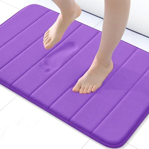 Buganda Memory Foam Bath Mat 30 x 20, Ultra Soft Absorbent Bathroom Rugs
