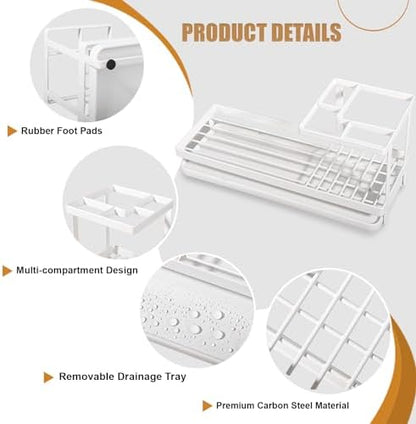 Toothbrush Holders Toothpaste Organizer Bathroom Accessories, White