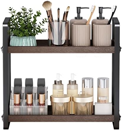 HNRLOY Bathroom Counter Organizer, Bathroom Counter Shelf, Makeup Organizer