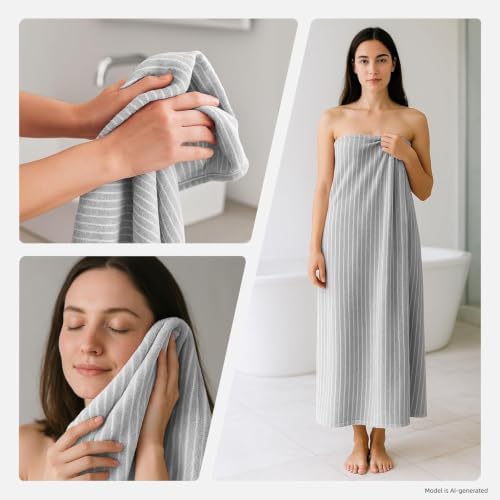 Microfiber Bath Towel 35x70 Inches - Ultra Soft Quick Dry, Lightweight for Gym, Spa, Travel | Hotel Grade & Multi-Use| Single Pack