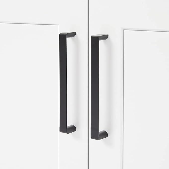 ARIEL Hepburn 42-inch Bathroom Vanity Base Cabinet,Solid Wood, 2 Soft Closing Doors, 5 Dovetail Drawers, White