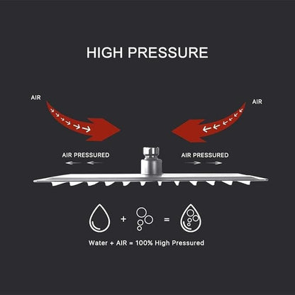 ‎Polished Chrome Shower System Bathroom 12 Inch Rain Shower Head Ceiling Mount with Handheld Luxury High Pressure Shower Combo Set Shower Faucet Rough-in Valve Body and Trim Kit