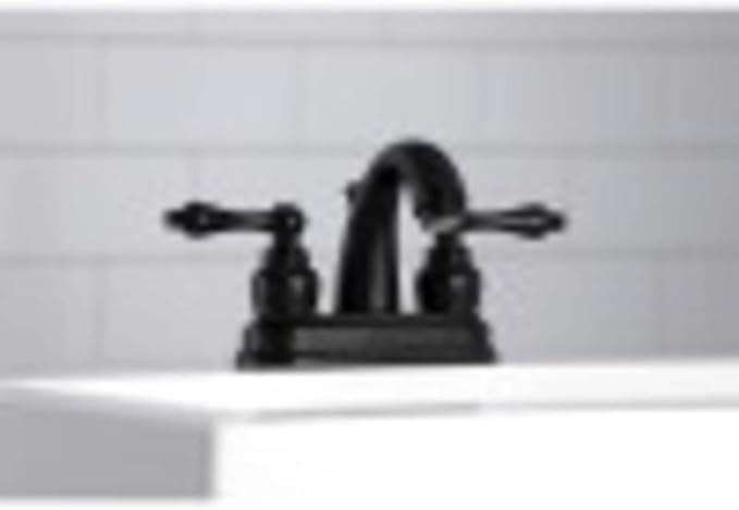 Kingston Brass KB5611AL Restoration 4-Inch Centerset Lavatory Faucet, Polished Chrome