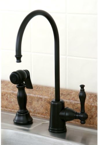 Kingston Brass Gourmetier KS7195NL Naples Single Handle Water Filtration Faucet, Oil Rubbed Bronze