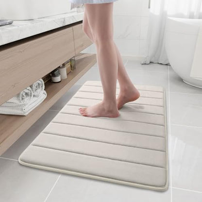 Buganda Memory Foam Bath Mat 35.4 x 24, Ultra Soft Absorbent Bathroom Rugs