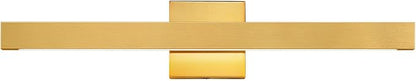 24 Inch Modern Vanity Light Gold Bathroom Light Fixture Over Mirror with Up & Down Lighting 20W Vanity Lighting Fixture Dimmable 5CCT LED Bar Vanity Light for Bathroom Restroom