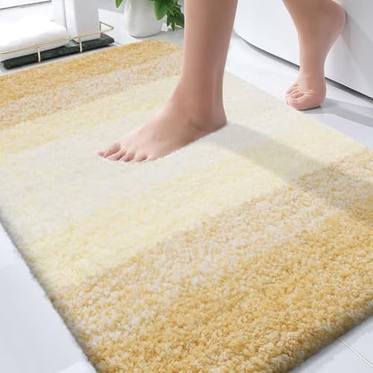 OLANLY Bathroom Rugs Mat 30x20, Extra Soft Absorbent Microfiber Bath Rugs
